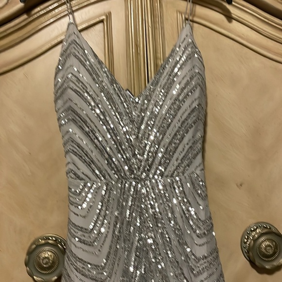 NWT from Macy’s Dress sequence silver 
Juniors size 5/6 - Picture 3 of 16